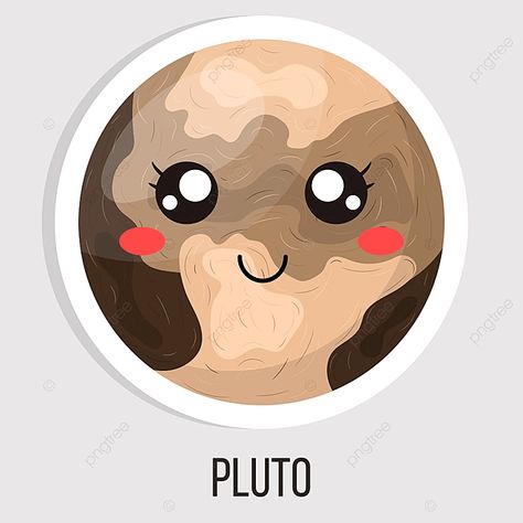 Solar System Cartoon, Pluto Planet, Solar Planet, Neptune Planet, Planet Crafts, Mercury Planet, Tata Surya, Buddha Doodle, Planet Vector