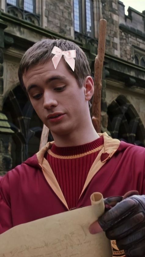 Oliver Wood Harry Potter, Sean Biggerstaff, Oliver Wood, Harry Potter Kids, Fred Weasley, Secret Crush, Anne Frank, Harry Potter Characters, Harry Potter Universal