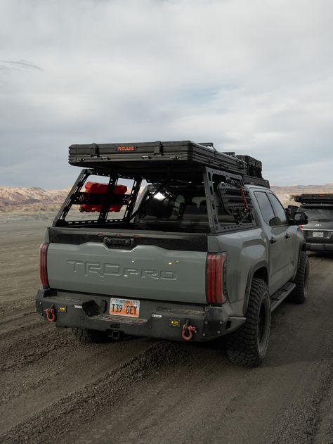 Tundra Overland, 2023 Tundra, Tundra Truck, Tactical Truck, Overland Gear, F150 Raptor, Rooftop Tent, Toyota Matrix, Rear End