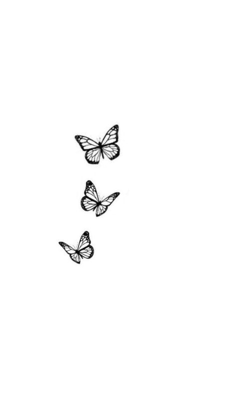 Black And White Butterflies Tattoo, Small Butterflies Tattoo Design, Small Tattoo Ideas Butterfly, Sicilian Tattoos For Women, Simple Tattoos Butterfly, Butterfly Tattoo Designs Simple, Tiny Tattoos Butterfly, Butterfly Finger Tattoos, Butterflies Tattoo Stencil