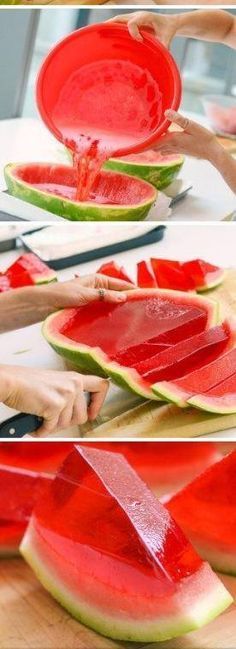 Camping Party Foods, Watermelon Hacks, Watermelon Jello, Diy Party Food, Vegan Steak, Camping Hacks Food, Watermelon Birthday Parties, Fingerfood Party, Best Party Food