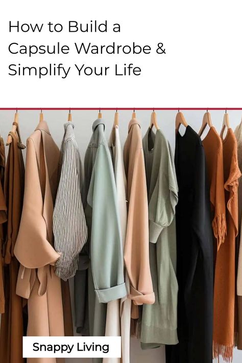 [object Object] Simplified Life, Minimalist Living Tips, Build A Capsule Wardrobe, Decision Fatigue, Capsule Closet, Multiple Outfits, Essential Wardrobe, Simplify Your Life, Create Outfits