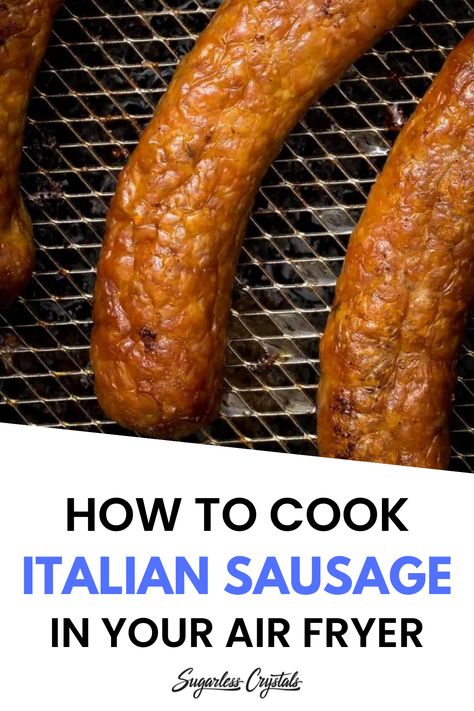 Elevate your dinner with our delicious Italian sausage recipe! Whether you're craving a classic Italian sausage and peppers dish or a healthier twist with veggies, our air fryer recipes have got you covered. Try our mouthwatering air fryer Italian sausage recipe, add peppers with onions for a flavorful and effortless meal. Discover the perfect air fryer time for Italian sausage recipes and enjoy a quick and tasty dinner that will transport your taste buds to Italy! Air Fryer Italian Sausage Links, Sausage Air Fryer, Air Fryer Italian Sausage, Air Fryer Sausage, Italian Sausage Recipe, Italian Sausage And Peppers, Sausage Ingredients, Air Fryer Baked Potato, Family Dinner Night