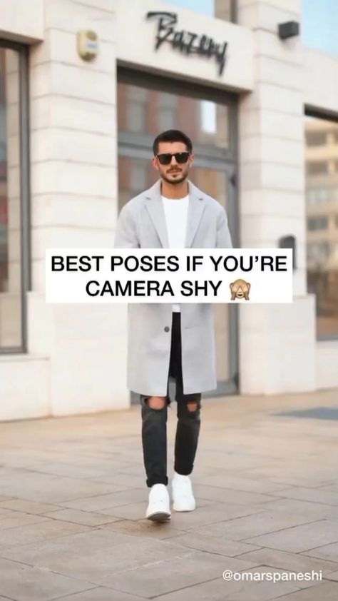 menstylezguide on Instagram: Best poses if you’re camera shy 🙈 Which one is your favourite? 📸 @omarspaneshi Grooming Hacks, Best Poses, Outfits And Accessories, How To Grow Your Hair Faster, Camera Shy, Good Poses, Famous Men, Tips And Advice, Different Outfits