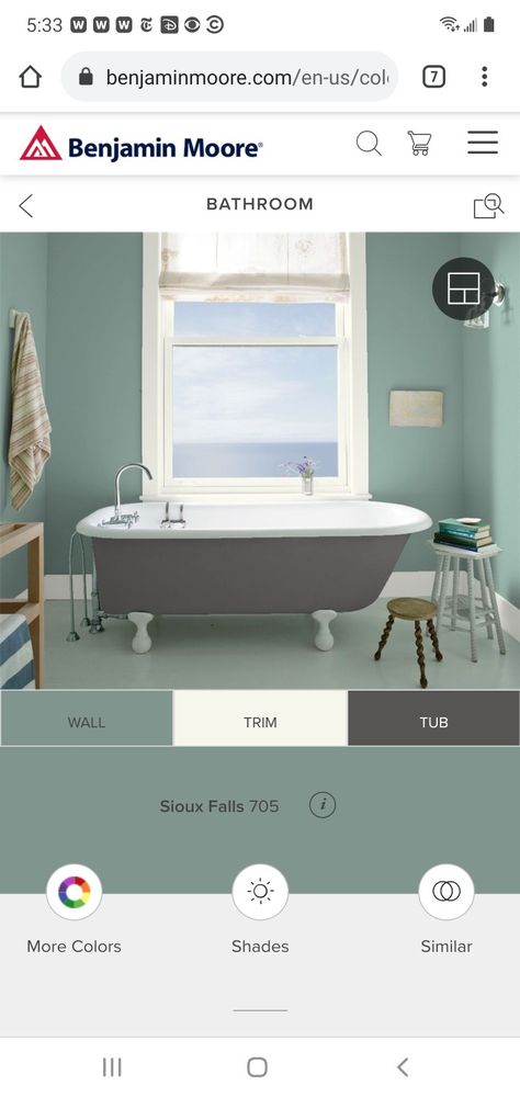 Benjamin Moore Bathroom, Kitchen Sideboard, Wall Trim, Sioux Falls, Sioux, Benjamin Moore, Green Wall, Bathroom Wall, Exterior Paint