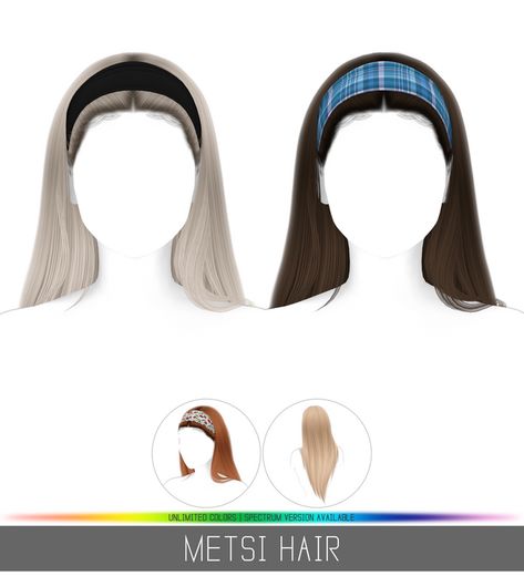 METSI HAIR | Simpliciaty on Patreon Sims 4 Tsr, Die Sims 4, Mod Hair, The Sims 4 Skin, The Sims 4 Pc, Pelo Sims, The Sims 4 Packs, Sims 4 Cc Makeup, Sims 4 Game Mods