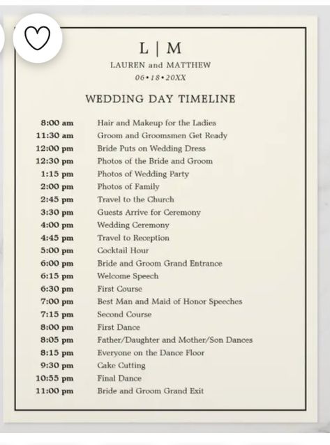 Wedding Morning Timeline, Getting Ready Timeline Wedding, Morning Wedding Timeline, Wedding Planning Spreadsheet, Dm Ideas, Groomsmen Getting Ready, Timeline Wedding, Maid Of Honor Speech, September 28th