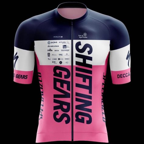 Bike Jersey Design, Cycling Kits Design, Cycle Jersey, Bicycle Quotes, Cycling Jersey Design, Pink Bike, Sportswear Design, Cycling Wear, Cycling Team