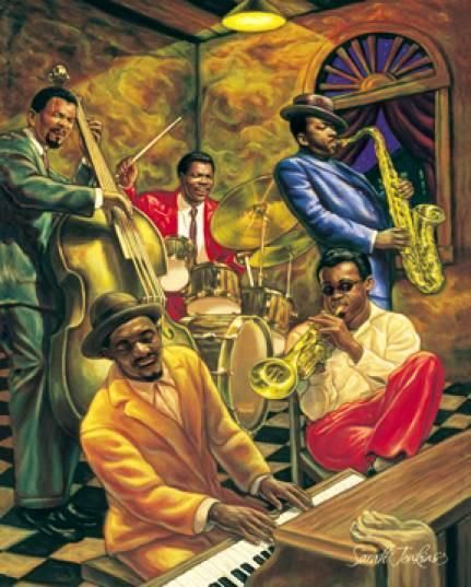 African American Musicians, Jazz Painting, Arte Jazz, Arte Pulp, Playing Musical Instruments, Art Musical, Musician Art, Saxophones, Jazz Poster