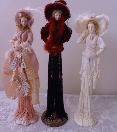 Half Dolls, Diy Tassel, Beautiful Furniture, Antique Dolls, Pin Cushions, Tassels, Victorian Dress, Dolls, Fabric