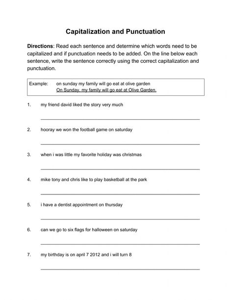 Punctuation Worksheets 2nd Grade, Punctuation Worksheets 5th Grade, Punctuation Worksheets For Grade 1, Punctuation Marks Worksheets, Punctuation Activity, Punctuation Worksheets Grade 4 With Answers, Complex Sentences Worksheets, Punctuation Activities, Sentences Worksheet