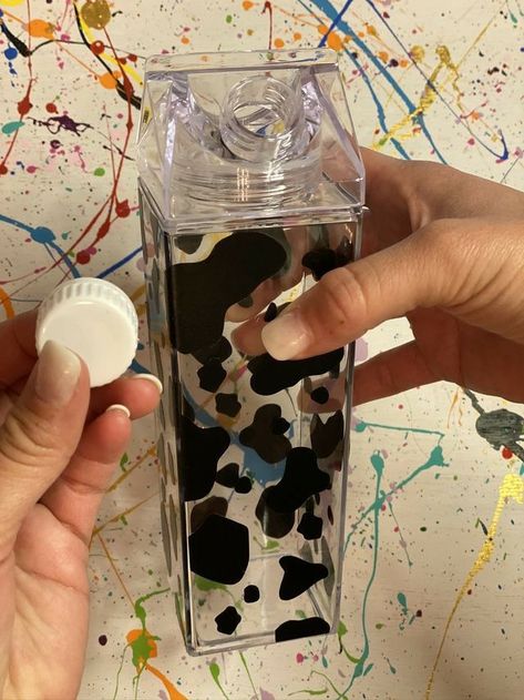 Milk Cartoon, Water Bottle Art, Water Fruit, Clear Water Bottle, Trendy Water Bottles, Milk Box, Smoothie Cup, Cute Water Bottles, Custom Tumbler Cups