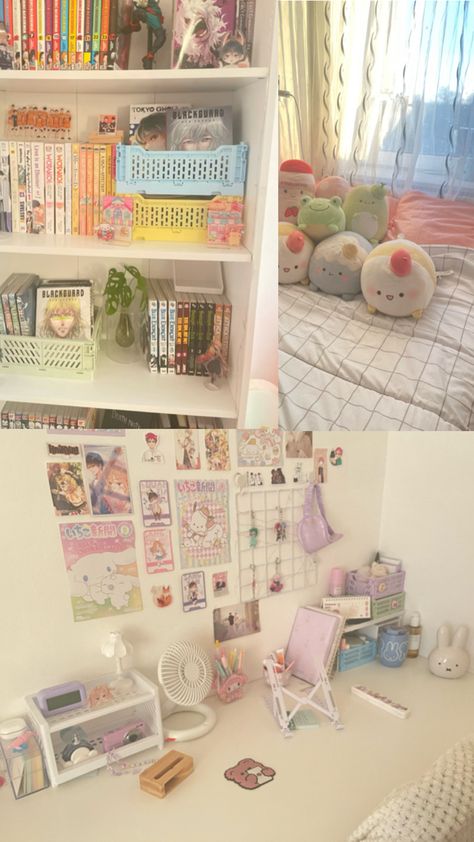 #room #pastel #makeover #dream Korean Pastel Room, Pastel Aesthetic Bedroom, Pastel Rooms, Pastel Room Aesthetic, Sims Family, Room Pastel, Danish Pastel Room, Pastel Room Decor, Pastel Room