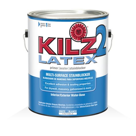 KILZ 2® Latex - Primers, Specialty Paints & Concrete Care Products - KILZ® Painted Dining Room Table, Wood Sealer, Alcohol Ink Crafts, Ink Crafts, Porous Materials, Latex Paint, Painted Sticks, Alcohol Ink Painting, How To Make Paint