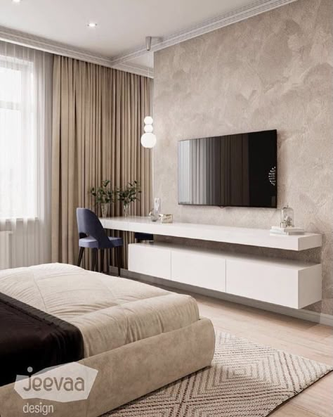 Hotel Bedroom Decor, Luxury Room Bedroom, Bedroom Interior Design Luxury, Small Home Offices, Modern Bedroom Interior, Hotel Room Design, Luxury Living Room Design, Luxury Bedroom Master, Modern Bedroom Decor