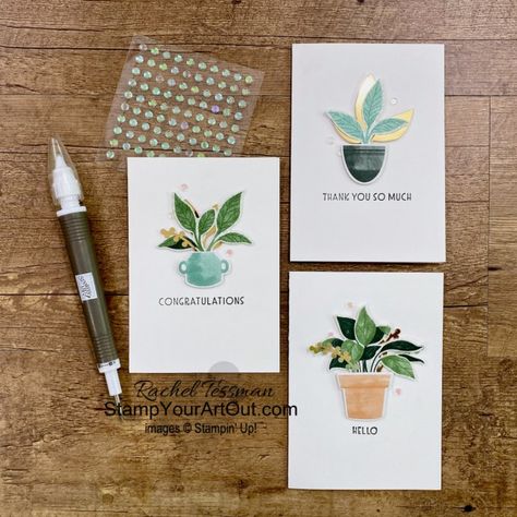 Products Video, Bloom Where Youre Planted, Maui Travel, Bloom Where You Are Planted, Thank You Note Cards, Perfect Plants, Card Making Inspiration, Note Card, Stamping Up