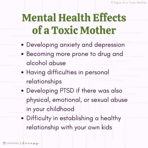 9 Signs of a Toxic Mother & The Effects of Being Raised by One Bad Mother Quotes, Mother Healing, Bad Mothers, Speaking My Truth, Toxic Mother, Ungrateful People, Toxic Family Quotes, Toxic Quotes, Narcissistic Mothers