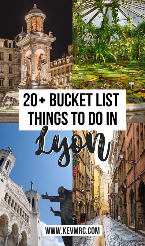 The 23 Best Things to Do in Lyon France. If you're wondering what to do in Lyon during your stay, this guide will help you! lyon travel guide | visit lyon | lyon best things to do Day Trips From Lyon France, Things To Do In Lyon France, What To Do In Lyon France, Lyon France Things To Do In, Lyon Itinerary, Lyon France Aesthetic, Lyons France, Lyon France Travel, Things To Do In Europe