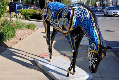 Celtic Design Horse Downtown Music, Celtic Horse, Painted Horse, Horse Clipping, Animal Shapes, Celtic Heart, Equestrian Art, Most Beautiful Horses, Celtic Knotwork