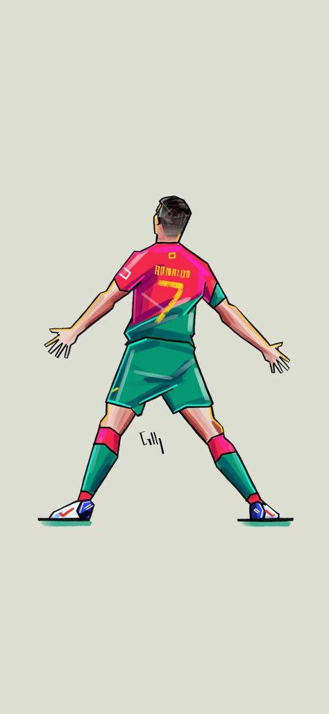 Phone Wallpapers | Cally Online Messi Y Cristiano, Soccer Drawing, Football Poses, Cr7 Wallpapers, Football Drawing, Funny Soccer Videos, Cristiano Ronaldo Manchester, Doddle Art, Body Image Art