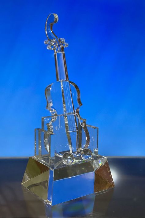 Trophy Display Shelves, Cello Stand, Violin Stand, Crystal Trophy, Concert Gift, Violin Cello, Orchestra Concerts, Trophy Display, Personalized Engraved Gifts