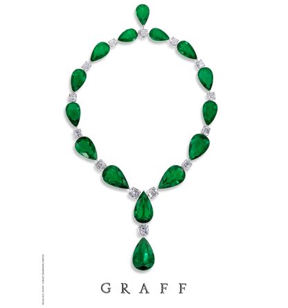 Graff's emerald necklace Graff Necklace, Graff Jewelry, Graff Diamonds, Art Foundation, Exotic Jewelry, Precious Jewels, Colombian Emeralds, Royal Jewels, Bond Street