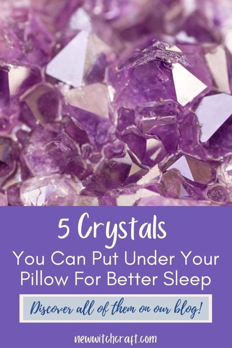 Amethyst Crystal Crystals Under Your Pillow, Crystals To Put Under Your Pillow, Gemstone Meanings, Scrapbooking Stickers, Crystal Meanings, Clear Quartz Crystal, Amethyst Stone, Scrapbook Stickers, Better Sleep