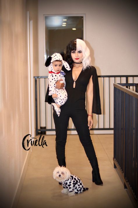 Cruella Dalmation Costume, Cruella And Dalmation Costume, Baby Dalmatian Costume, 101 Dalmations Costume, Dalmation Costume, Cruella Deville Costume, Dalmatian Costume, School Costume, Puppy Costume