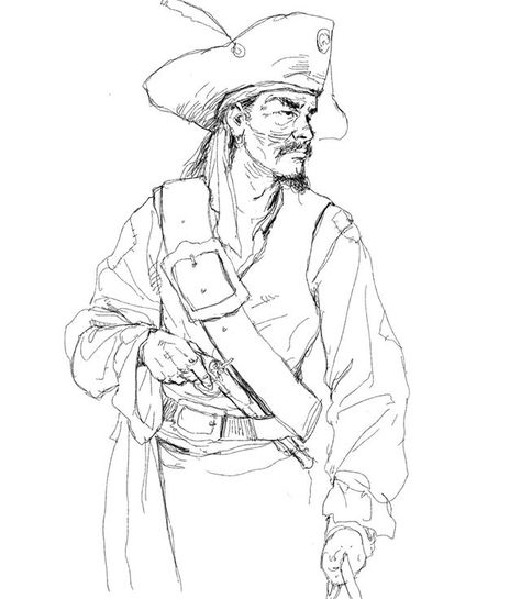 Pirate Face, Beginner Sketches, Ancient Drawings, Vietnam Art, Best Comic Books, Artist Sketches, Pirate Art, Character Sketches, Detailed Drawings