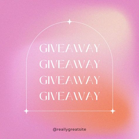 Giveaway Aesthetic, Giveaway Graphic, Instagram Games, Pink Gradient, Instagram Giveaway, Instagram Post Template, Post Design, Green Aesthetic, Post Templates