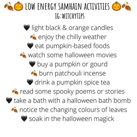 Tips for Witches Everywhere! ✨ on Instagram: "Just a few low energy ideas for those who struggle with any sort of illness, busy bees, broom closet witches, busy parents, energy slumps or just those struggling to try and celebrate in general! 🍂✨" Low Energy Witchcraft, Energy Witchcraft, Pumpkin Spice Tea, Energy Ideas, Broom Closet, Orange Candle, Tea Reading, Busy Bees, Slumping