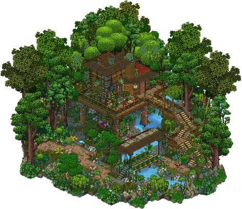 Jungle Treehouse by Cutiezor Mc Blueprints, Minecraft Jungle House, Minecraft Facts, Minecraft Treehouses, Jungle Treehouse, Minecraft Cool, Minecraft Tree, Construction Wallpaper, Jungle Tree