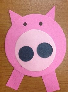 farm art projects for preschoolers - Google Search Letter P Crafts, Jesus Healing, Farm Theme Preschool, Pink Plate, Storytime Crafts, Farm Animal Crafts, Farm Animals Theme, Pig Crafts, Farm Preschool