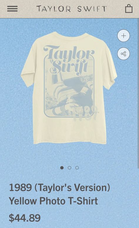 1989 Taylor's Version, Digital Rendering, Taylor Swift 1989, Yellow T Shirt, Taylor Swift, Love This, Swift, I Love, Yellow