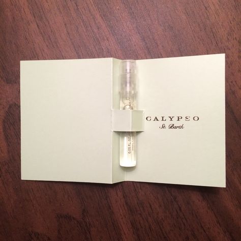 Calypso St. Barth perfume sample, $2. Sample Perfume Packaging, Perfume Vial Packaging, Perfume Tester Packaging, Roll On Perfume Packaging, Perfume Samples Packaging, Luxury Perfume Packaging, Perfume Testers, Avon Fragrance, Perfume Sample