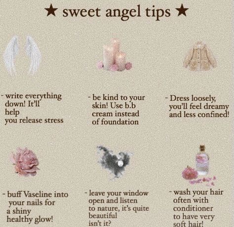 How To Feel Like An Angel, How To Be An Angel, How To Be Angelic, How To Look Angelic, Princess Routine, Angel Tips, Princess Tips, Hair Buff, Etiquette And Manners