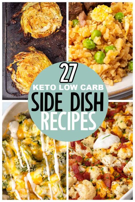 Keto Side Dish Recipes Easy, Side Healthy Dishes, Quick Low Carb Side Dishes, Lazy Keto Side Dishes, Keto Salad Side Dish, Low Carb Vegetable Recipes Side Dishes, Health Side Dishes For Dinner, Salmon Sides Dishes Low Carb, Keto Side Recipes Easy