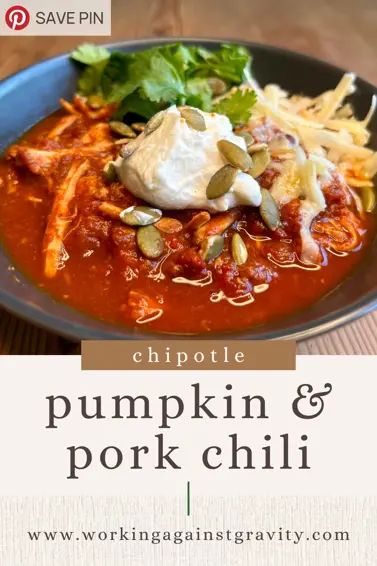 Game Day Chili, Pork Chili Recipe, Pumpkin Chili Recipe, Pork Chili, Beginning Of Fall, Pumpkin Chili, Paprika Pork, Chipotle Chili, Dump Meals