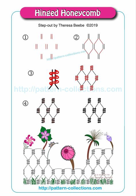 How To Draw Flowers, Zen Doodle Patterns, Zentangle Tutorial, Draw Flowers, Tangle Pattern, Tangle Doodle, Zentangle Designs, Creative Pattern, Tangle Patterns