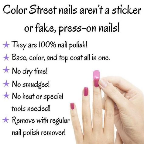 Learn about  color street nails and how they are different from fake press on nails. This is where you buy your color street nails online. #colorstreet #nailart #naildesign #nailpolish #DIYnails What Is Color Street, Color Street Games, Color Street Party, Color Street Tips, Color Street Graphics, Nail Party, Nails Color Street, Nail Combos, Street Game