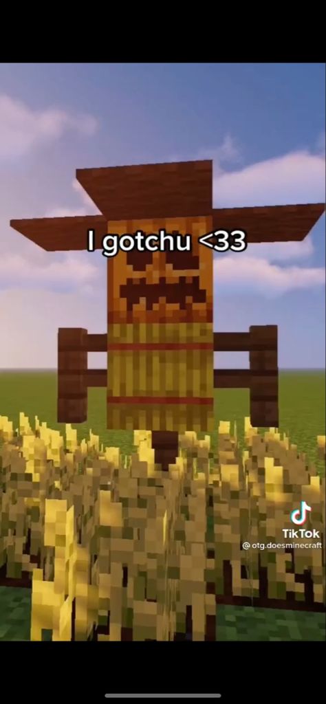 Minecraft Festival Ideas, Minecraft Scarecrow Ideas, Autumn Minecraft Builds, Fall Minecraft House, Minecraft Camp Fire Ideas, Minecraft Wishing Well, Fall Minecraft Builds, Minecraft Scarecrow, Autumn Minecraft