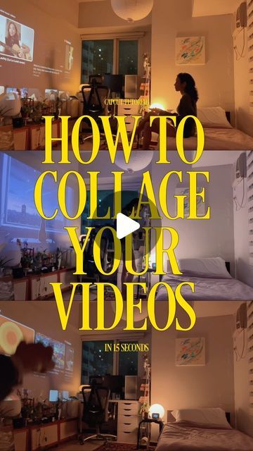 Mary Kyle (Miki) Labarda on Instagram: "How to collage your videos in 15 seconds 🎥📼

• You can also manually tap on each clip and turn it into overlays to get the same thing 🫡
• Thinking of uploading more of my tutorials here too instead of just TikTok 💭

#capcuttutorial #capcut #videoediting #cinematic #capcutedits #dailylife #introvertlife #introvertdiaries #dailyvlog" Video Cinematic, Video Editing, Tap, Turn Ons, Collage, Instagram