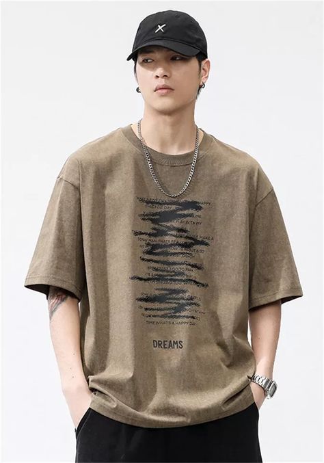 Men's Short Sleeve T-Shirt Classic Casual Baggy Round Neck Shirts | eBay Baggy Tee, Baggy T-shirt, Vest Blouse, Graphic Tee Outfits, Loose Tank Tops, Shirt Vest, Round Neck Shirt, Muscle T Shirts, Sport Tank