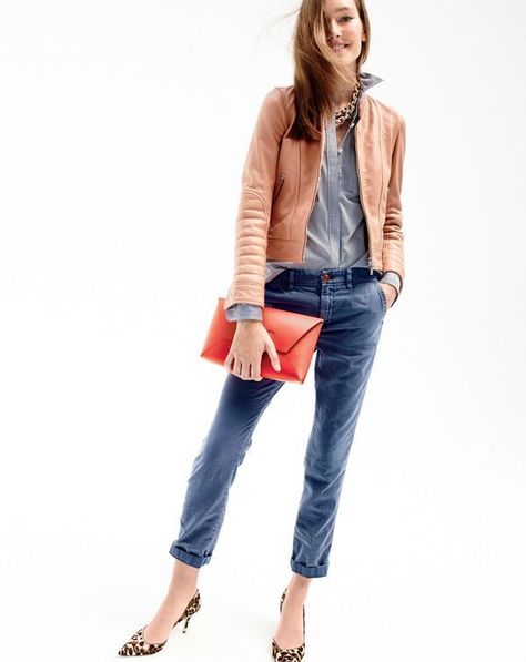 J.Crew’s Fall Collection Masculine Fashion For Women, J Crew Outfits, Masculine Fashion, Collar Leather Jacket, J Crew Collection, J Crew Style, Jcrew Collection, Envelope Clutch, Jcrew Women