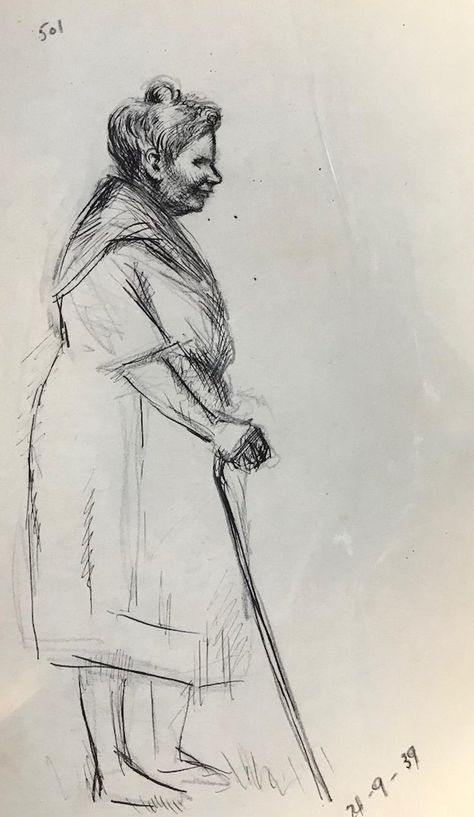 Old Woman Sketch Drawing, Old Woman Sketch, Women Figure Sketch, Old People Drawing, Old Lady Drawing, Old Woman Drawing, Old Fashioned Woman, Women Sketch, Mirror Drawings