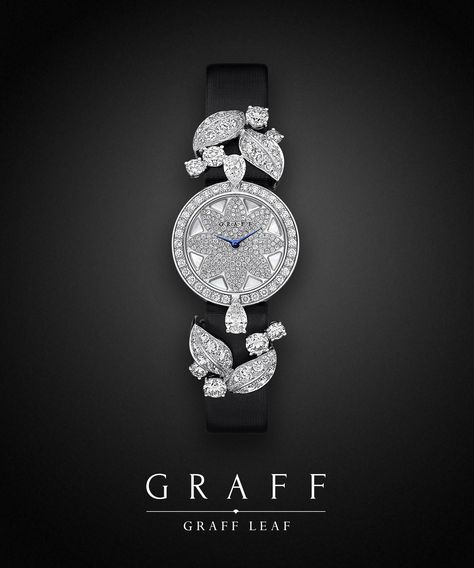 Graff Graff Watches Women, Graff Watch, Graff Jewelry, Watches Women Black, Graff Diamonds, Girls Watches, Watches Unique, The Watch, Stylish Watches