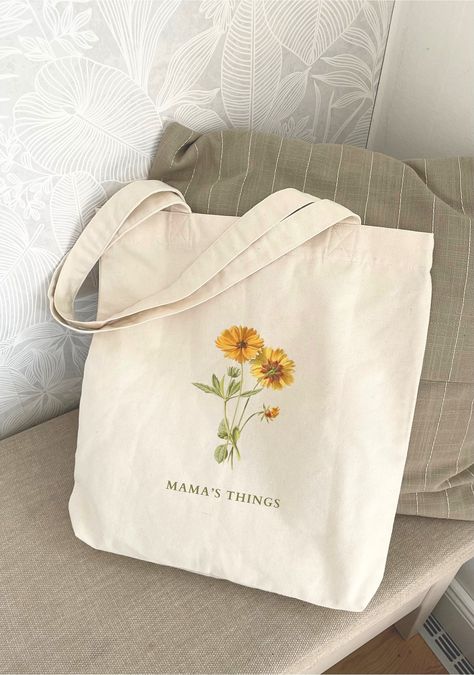 Mama's Things Tote Bag, Mothers Day Gift 2024 Flower Shoulder Bag, Eco-Friendly Mother's Day Present, 100% Recycled Gift For Mom Mum Mamma by ToteTale on Etsy Happy Birthday Mom, Mothers Day Presents, Mothersday Gifts, Fabric Bag, Mom Birthday Gift, Shopping Tote, Gift For Mom, Mother's Day Gifts, Mother's Day