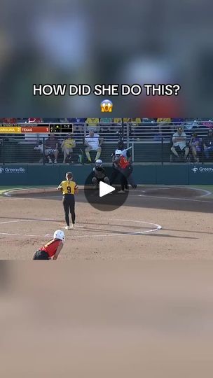 1.4M views · 21K reactions | #Incredible base running 😳🍿 #LLWS #softball #wow #Texas | Softball World | Softball World · Original audio Texas Softball, Softball Pitching, Baseball Softball, Softball, Texas, Audio, The Incredibles, Baseball, Running