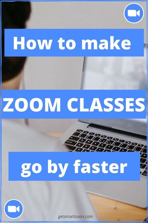 Picture of a guy on Zoom call with the words "How to make Zoom Classes go by faster" Background Tips, Zoom Wallpaper, Zoom Cloud Meetings, Class Routine, Get Smart, Train Your Mind, Pep Talks, Zoom Call, School Time