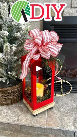 3.8K views · 4.9K reactions | 🎄Dollar Tree lantern makeover ❤️ 

FOLLOW FOLLOW FOLLOW 
@thedailydiyer 
@thedailydiyer 
@thedailydiyer 

#dollartree #dollartreefinds #lantern #diy #christmas #christmasdecor #christmasdecorations #dollartreecommunity #dollartreeobsessed #craft #spraypaint #christmasbow #thedailydiyer | Shannon Hale Diy Christmas Lanterns Ideas Dollar Tree, Xmas Lanterns Ideas, Diy Christmas Lanterns Ideas, Dollar Tree Lantern, Christmas Lantern Centerpieces, Christmas Lantern Decor Ideas, Christmas Lantern Ideas, Diy Christmas Lantern, Xmas Lanterns